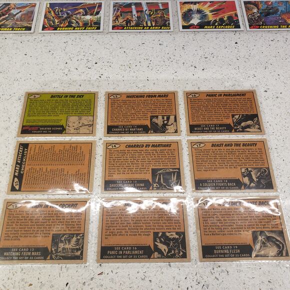 2012 Topps Mars Attacks Heritage Cards Trading Card Set of 45 Invasion Begins - Picture 8 of 16
